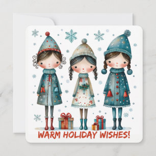 Christmas Greeting Postcard