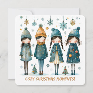 Christmas Greeting Postcard