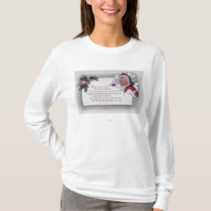 Christmas GreetingLittle Kid Through Paper T-Shirt