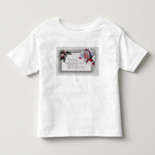Christmas GreetingLittle Kid Through Paper Toddler T-shirt