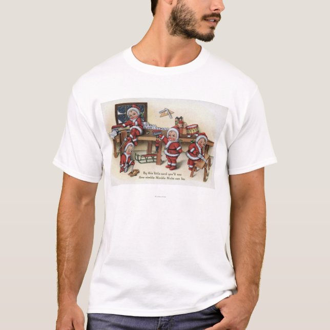 Christmas GreetingLittle Kids T-Shirt (Front)
