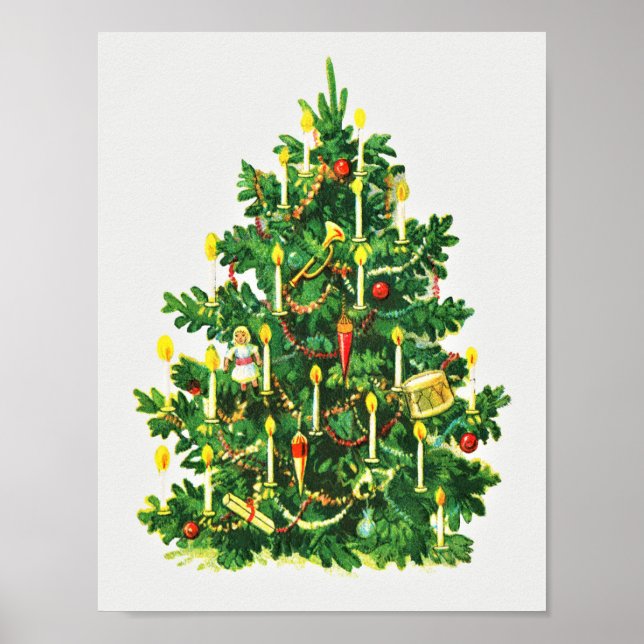 Christmas greetings (1921) vintage art poster (Front)
