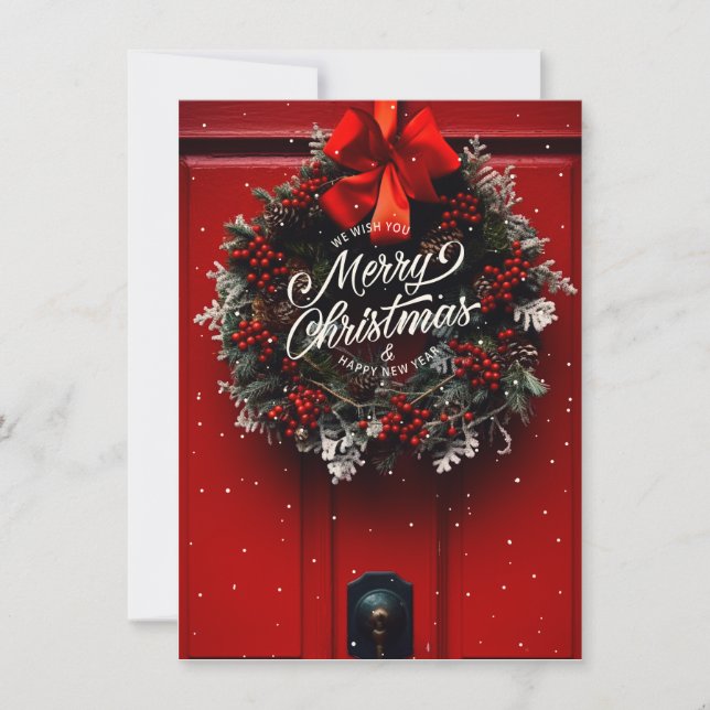 Christmas greetings card  (Front)