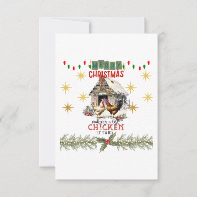 Christmas Greetings Card #50 (Front)