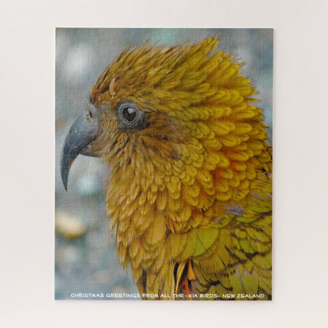 Christmas Greetings from  -Kia Birds- Jigsaw Puzzle (Vertical)