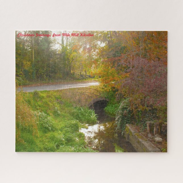 Christmas Greetings from Mile Mill Kilcullen Jigsaw Puzzle (Horizontal)