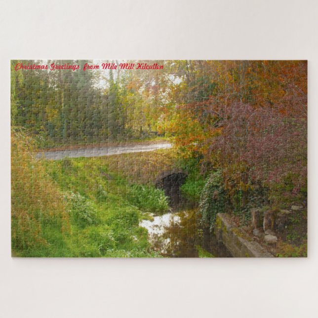 Christmas Greetings from Mile Mill Kilcullen Jigsaw Puzzle (Horizontal)