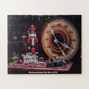 Christmas Greetings from Mum and Dad Jigsaw Puzzle