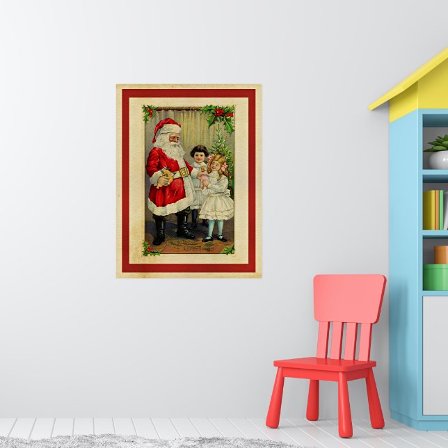Christmas Greetings from Santa Poster (Nursery 1)