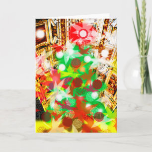 Christmas greetings holiday card