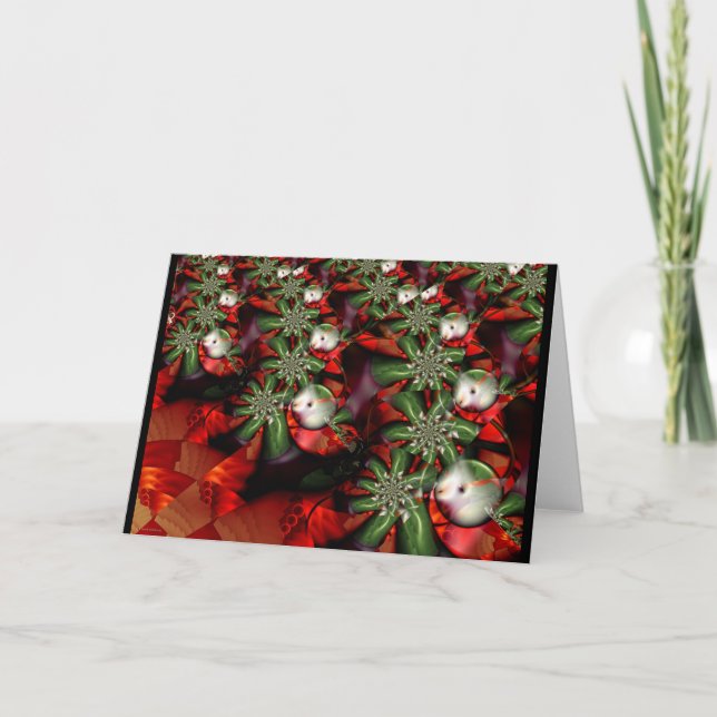 Christmas Greetings Holiday Card (Front)