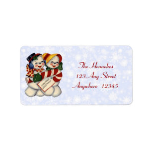 Christmas Greetings Label