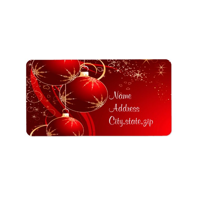 Christmas Greetings_ Label (Front)