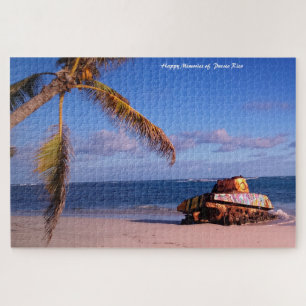 Christmas Greetings Military War Tank Puerto Rico Jigsaw Puzzle
