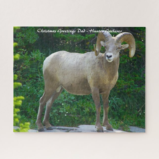 Christmas Greetings My Hunter Gatherer Jigsaw Puzzle (Horizontal)