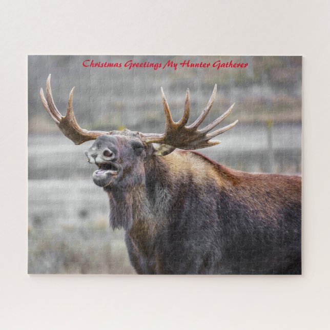 Christmas Greetings My Hunter Gatherer Jigsaw Puzzle (Horizontal)