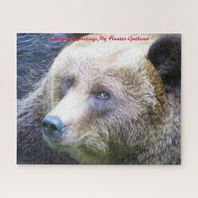 Christmas Greetings My Hunter Gatherer Jigsaw Puzzle (Horizontal)