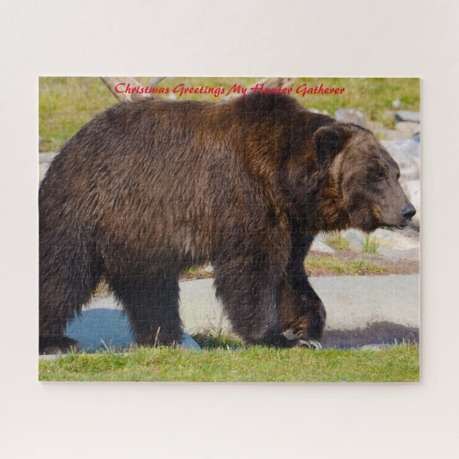 Christmas Greetings My Hunter Gatherer Jigsaw Puzzle (Horizontal)