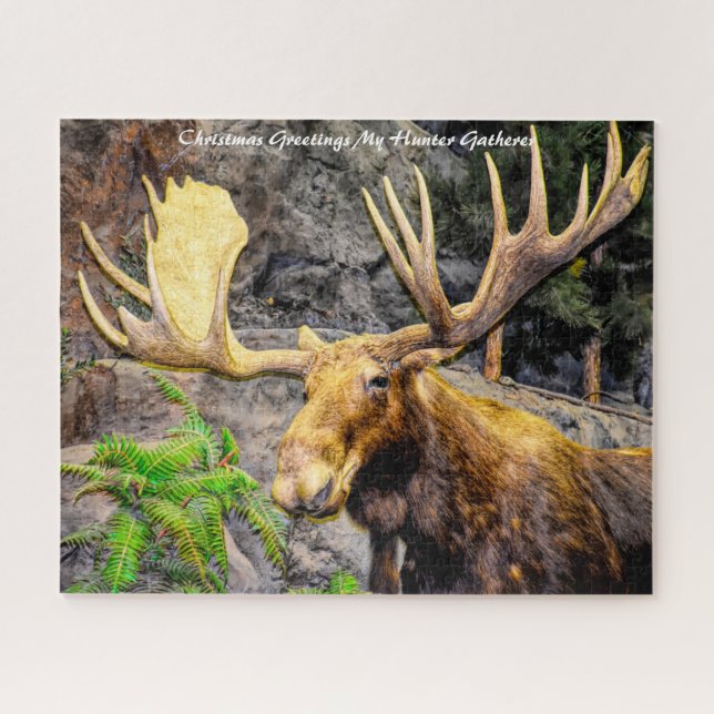 Christmas Greetings My Hunter Gatherer Jigsaw Puzzle (Horizontal)