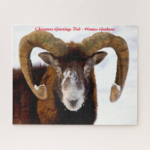 Christmas Greetings My Hunter Gatherer Jigsaw Puzzle