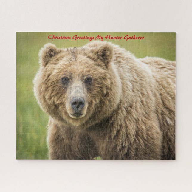 Christmas Greetings My Hunter Gatherer Jigsaw Puzzle (Horizontal)