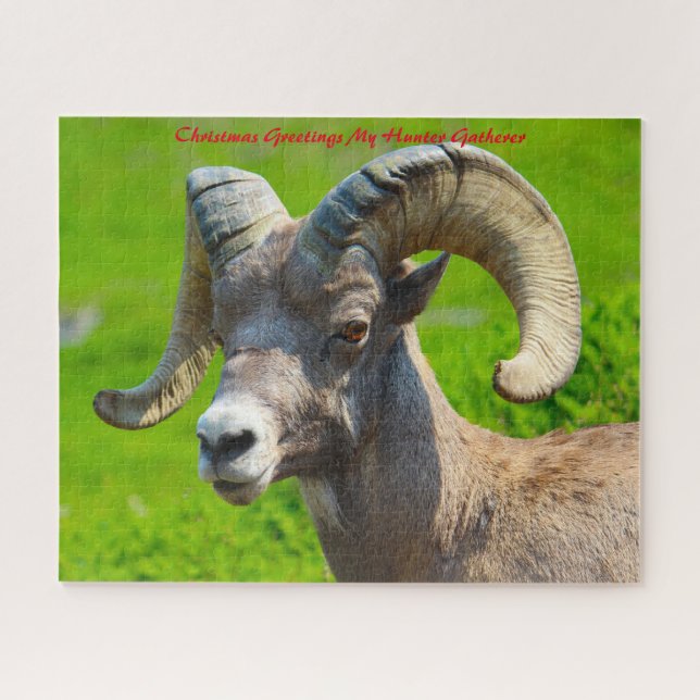 Christmas Greetings My Hunter Gatherer Jigsaw Puzzle (Horizontal)