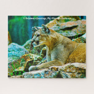 Christmas Greetings My Hunter Gatherer Jigsaw Puzzle