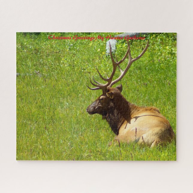 Christmas Greetings My Hunter Gatherer Jigsaw Puzzle (Horizontal)
