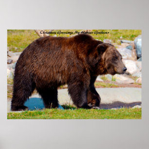 Christmas Greetings My Hunter Gatherer Poster