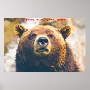 Christmas Greetings My Hunter Gatherer Poster