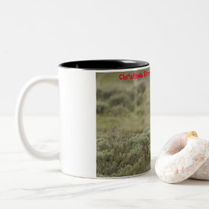Christmas Greetings My Hunter Gatherer Two-Tone Coffee Mug