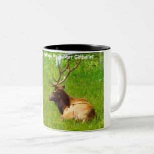 Christmas Greetings My Hunter Gatherer Two-Tone Coffee Mug