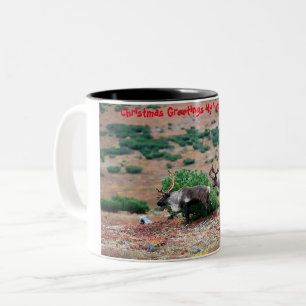 Christmas Greetings my Hunter Gatherer Two-Tone Coffee Mug