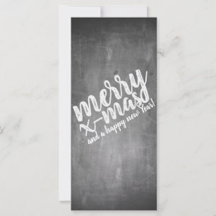 Christmas Greetings on the Chalk Board