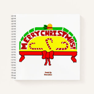 Christmas Greetings Spiral Notebook