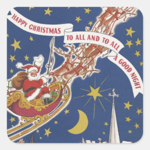Christmas Greetings      Square Sticker