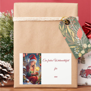 Christmas greetings sticker