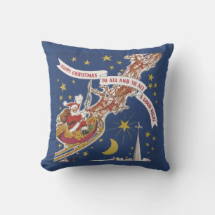Christmas Greetings         Throw Pillow