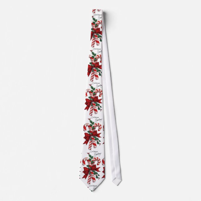 Christmas greetings  tie (Front)