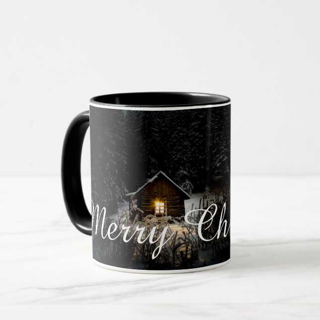 Christmas Greetings with Witch House Mug (Front Left)