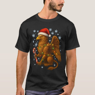 Christmas Griffin Magic Mythical Holiday Srit Long T-Shirt