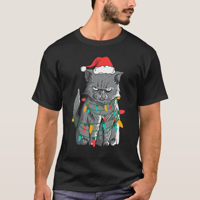 Christmas Grumpy Cat Ugly Sweater Costume (Front)