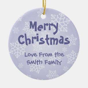 Christmas Guinea Pig (add your own message) Ceramic Ornament