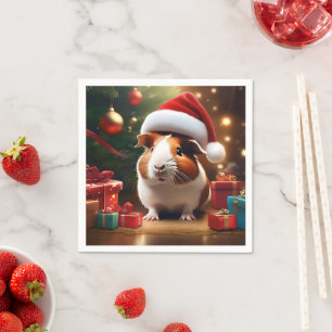 Christmas Guinea Pig, Napkin