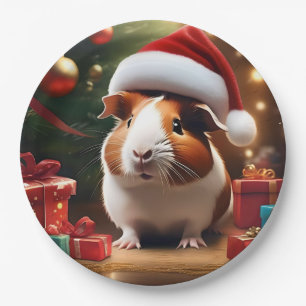 Christmas Guinea Pig, Paper Plate