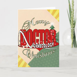 CHRISTMAS GYN  Gynecology Holiday Card