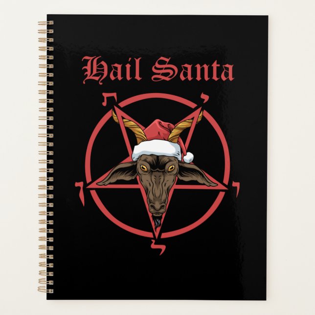 Christmas Hail Père Noël Satanism Goat Satan Bapho (Devant)