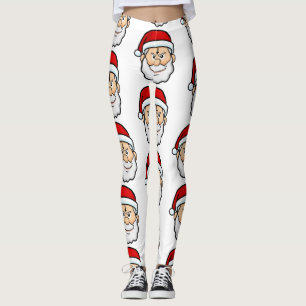 christmas hail santa leggings