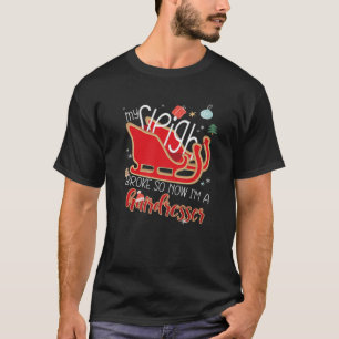 Christmas Hairdresser Barber Shop Hairstylist Gift T-Shirt