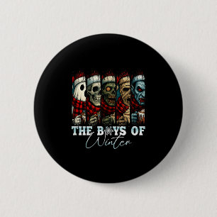 Christmas Halloween Creepmas Friends Horror Xmas C 2 Inch Round Button